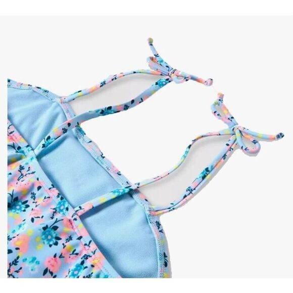 ART CLASS - NWT - Girls Sz XL (14-16) Daisy Dreams Floral Print Flounce Swim Top - Picture 4 of 11